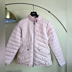 NWT BARBOUR Women's Rose Pink Quilted Jacket Size: UK 38/ USA 8
